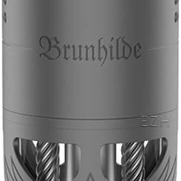 Brunhilde Top Coiler RTA by Vapefly showcasing detailed design and top-quality craftsmanship.